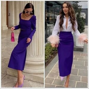 Like new ZARA MIDI SKIRT